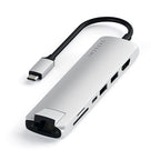 USB-C Slim with Ethernet adapter Silver