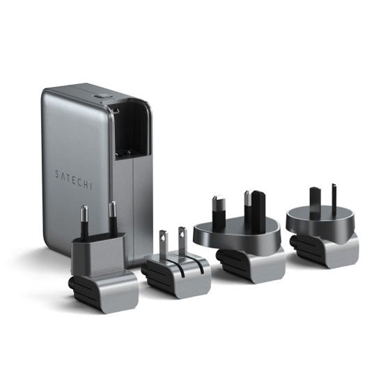 145W USB-C GaN Travelling Charger Space Gray