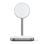 2-in-1 magnetic wireless charging stand Space Grey