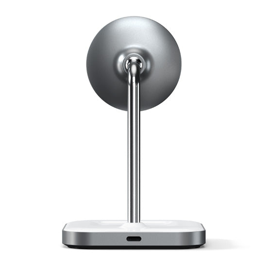 2-in-1 magnetic wireless charging stand Space Grey