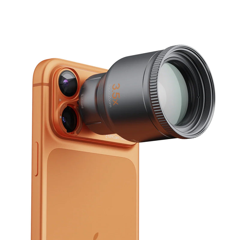 Stick-on Lens Mount iPhone 17 Pro Cosmic Orange
