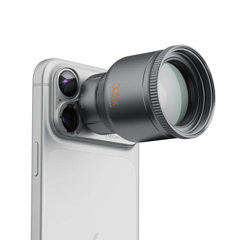 Stick-on Lens Mount iPhone 17 Pro Silver