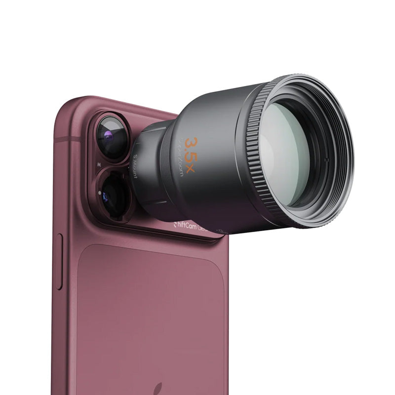 Stick-on Lens Mount iPhone 18 Pro Dark Cherry