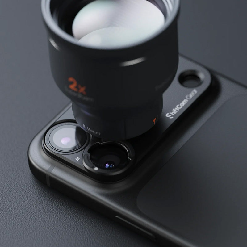 Stick-on Lens Mount iPhone 18 Pro Dark Grey