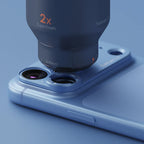Stick-on Lens Mount iPhone 18 Pro Light Blue