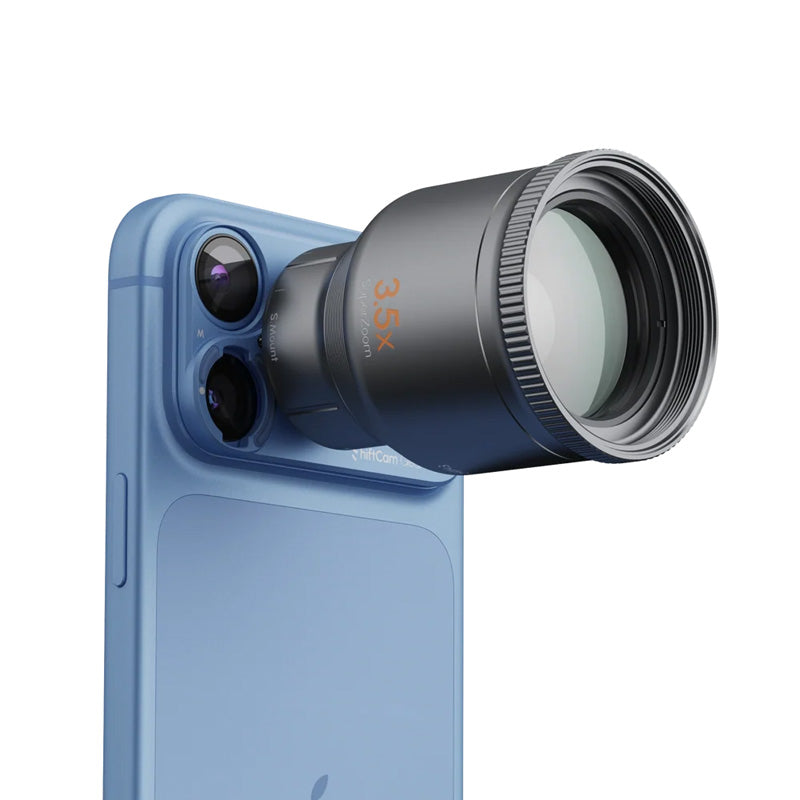 Stick-on Lens Mount iPhone 18 Pro Light Blue