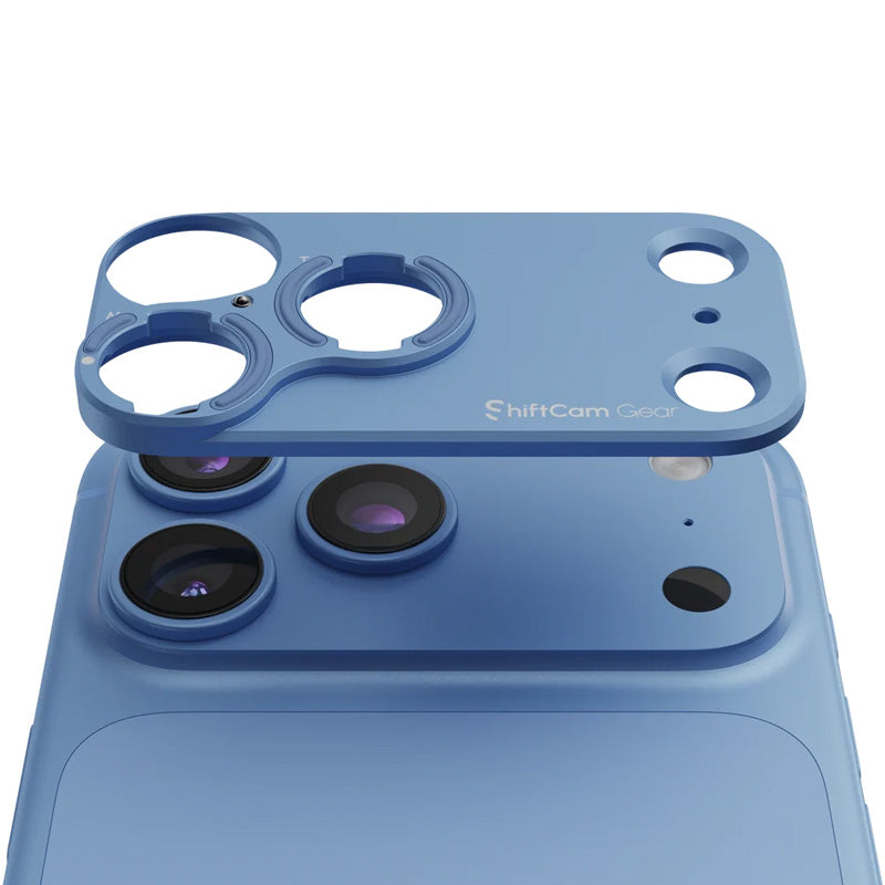 Stick-on Lens Mount iPhone 18 Pro Light Blue