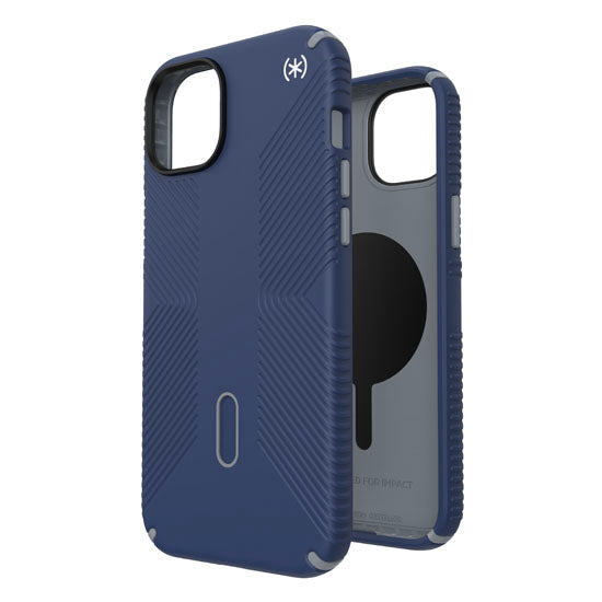 Presidio2 Grip Click-Lock iPhone 15 Plus/14 Plus Blue/Grey