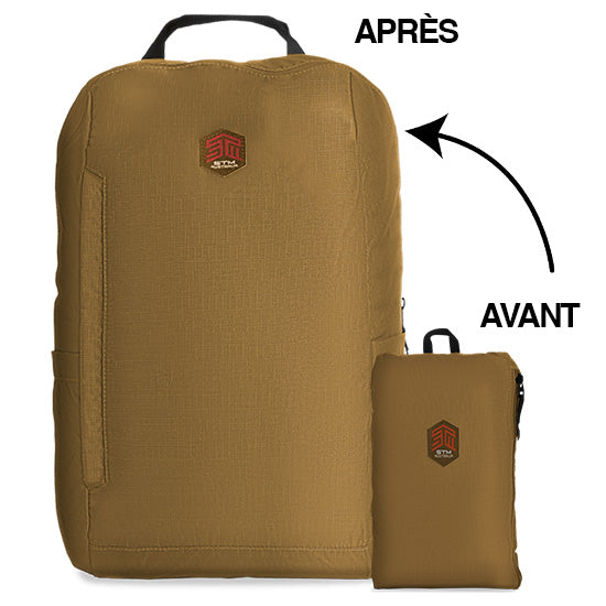 Inflatable Backpack 15L Coffee