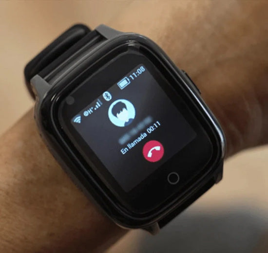 SENIOR watch with GPS and call Black/Grey