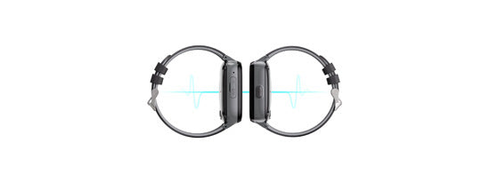 SENIOR watch with GPS and call Black/Grey