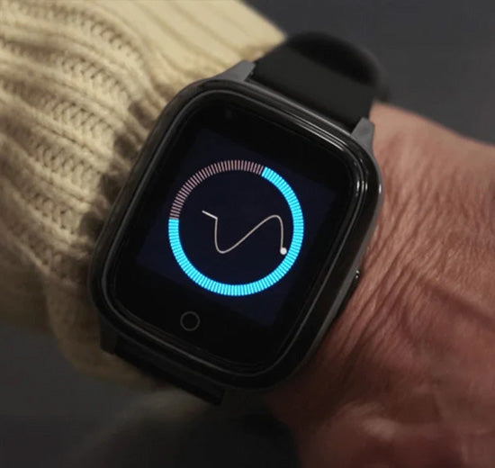 SENIOR watch with GPS and call Black/Grey