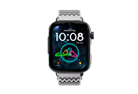 SAVEWATCH PLUS 2 SmartWatch for kids White/Zigzag