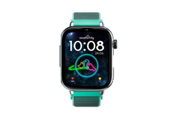 SAVEWATCH PLUS 2 SmartWatch for kids Silver/Ocean