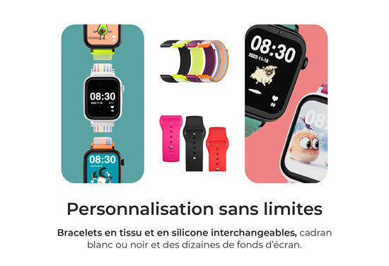 Smart Watch Kids SAVEWATCH PLUS Black/Lollipop