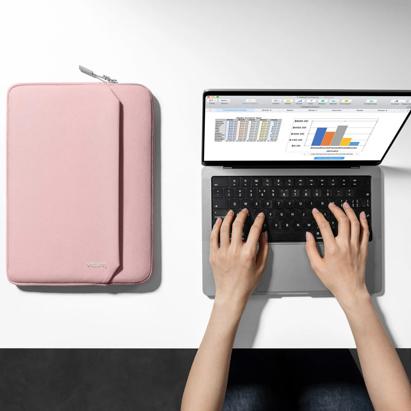 Light-A18 Laptop Sleeve MacBook Air & Pro 13" (M5/M4/M3) Pink