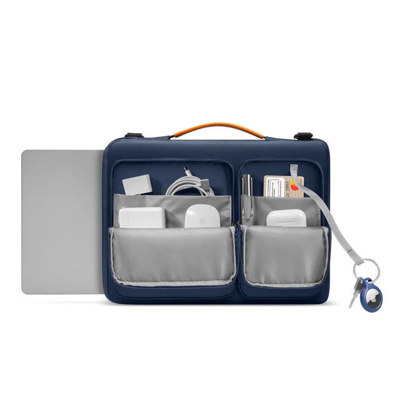 Defender-A42 Laptop Shoulder Bag for 14" MacBook Pro Navy Blue