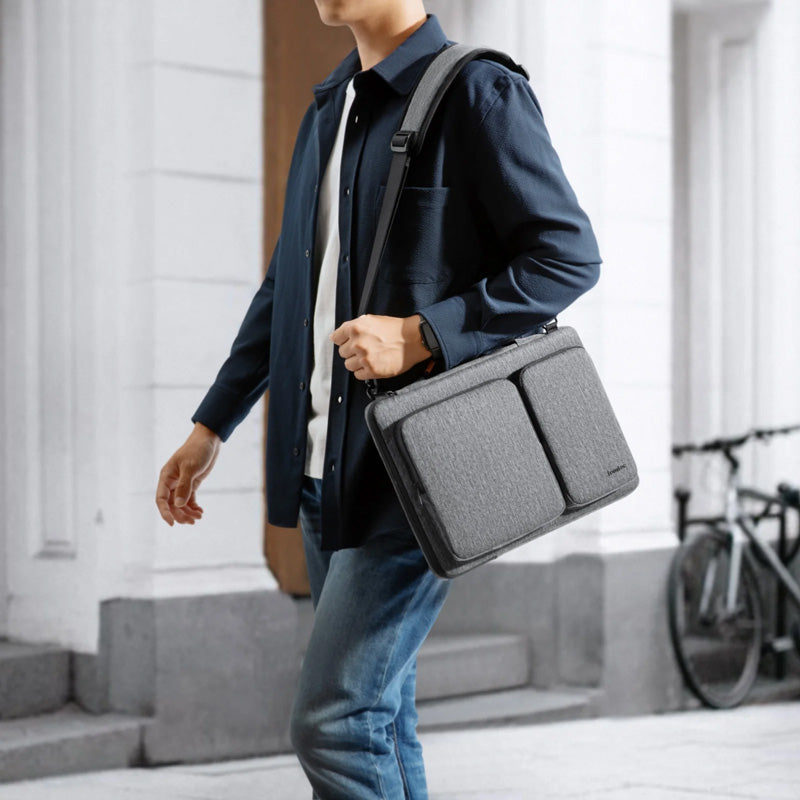 Defender-A42 Laptop Shoulder Bag for 14" MacBook Pro Dark Gray