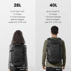 Navigator-T66 Liteway Travel Laptop Backpack 28L Black