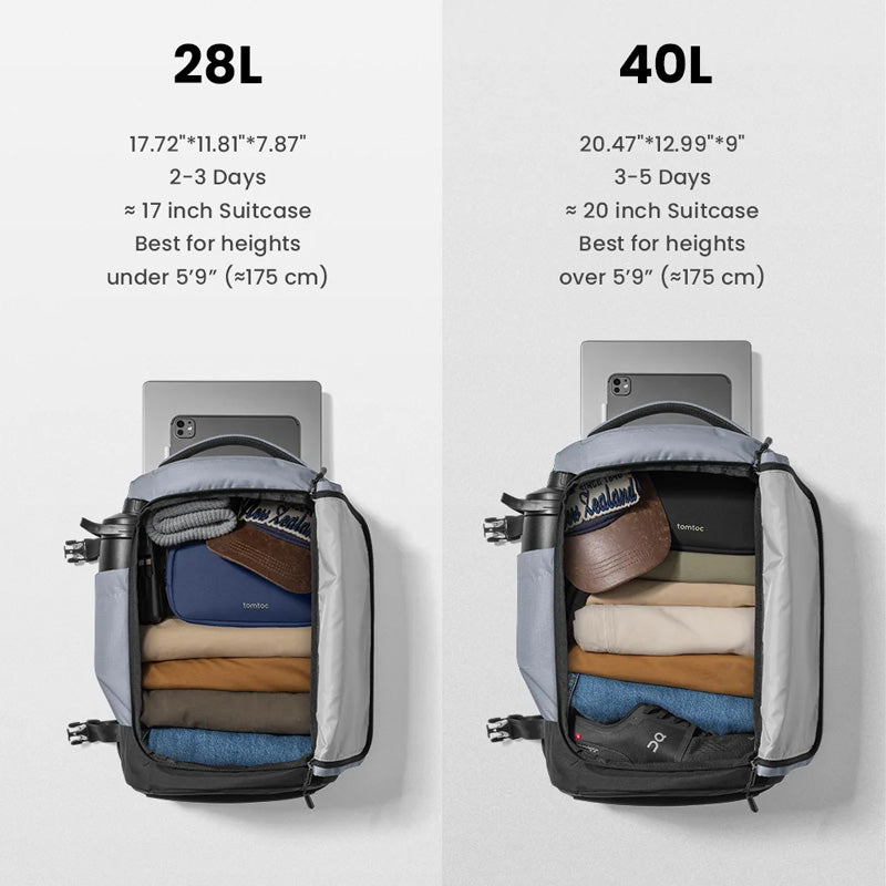 Navigator-T66 Liteway Travel Laptop Backpack 20L Gray