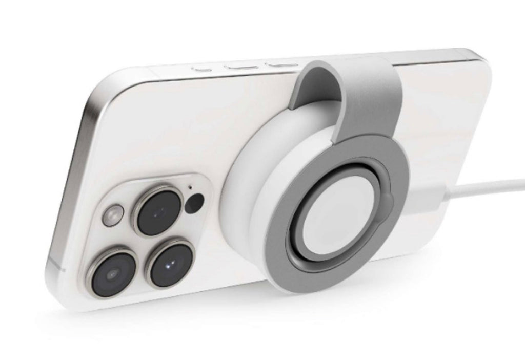 Butterfly SE 2-en-1 Qi2 MagSafe Charger White