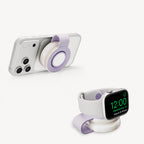 Butterfly SE 2-en-1 Qi2 MagSafe Charger Iridescent