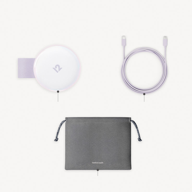 Butterfly SE 2-en-1 Qi2 MagSafe Charger Iridescent