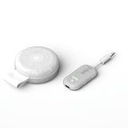 Butterfly SE 2-en-1 Qi2 MagSafe Charger Translucend Glacial