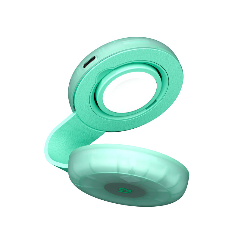 Butterfly SE 2-en-1 Qi2 MagSafe Charger Translucend Mint
