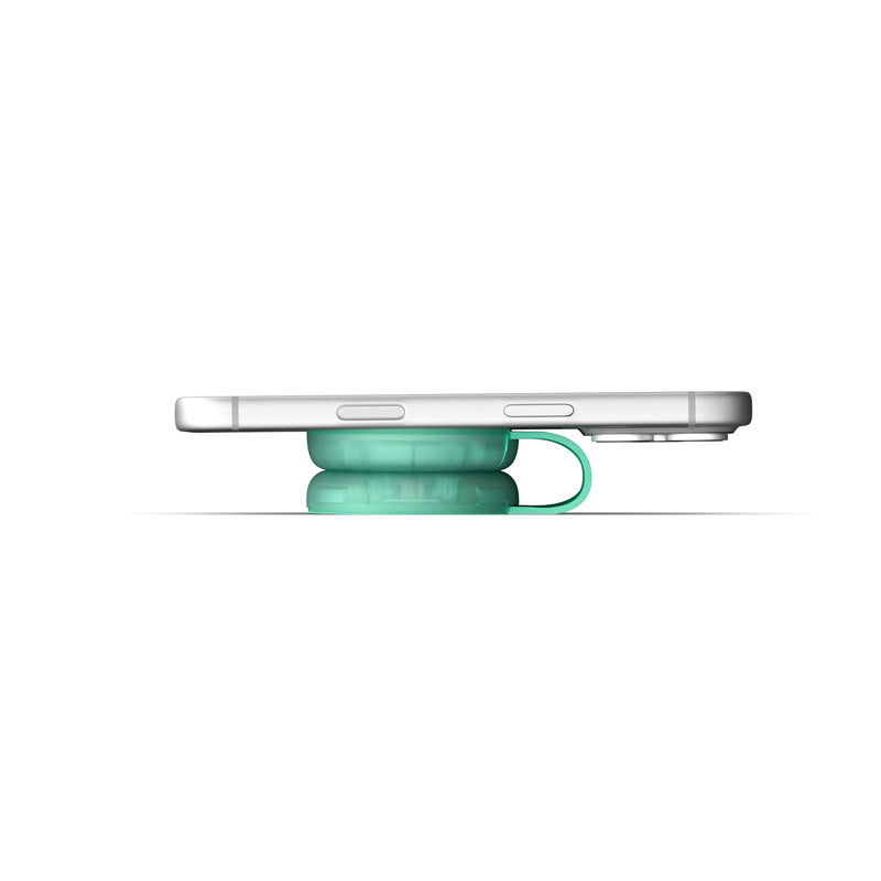 Butterfly SE 2-en-1 Qi2 MagSafe Charger Translucend Mint