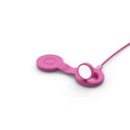 Butterfly SE 2-in-1 Qi2 MagSafe Charger Translucend Fuchsia