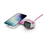 Butterfly SE 2-in-1 Qi2 MagSafe Charger Translucend Fuchsia