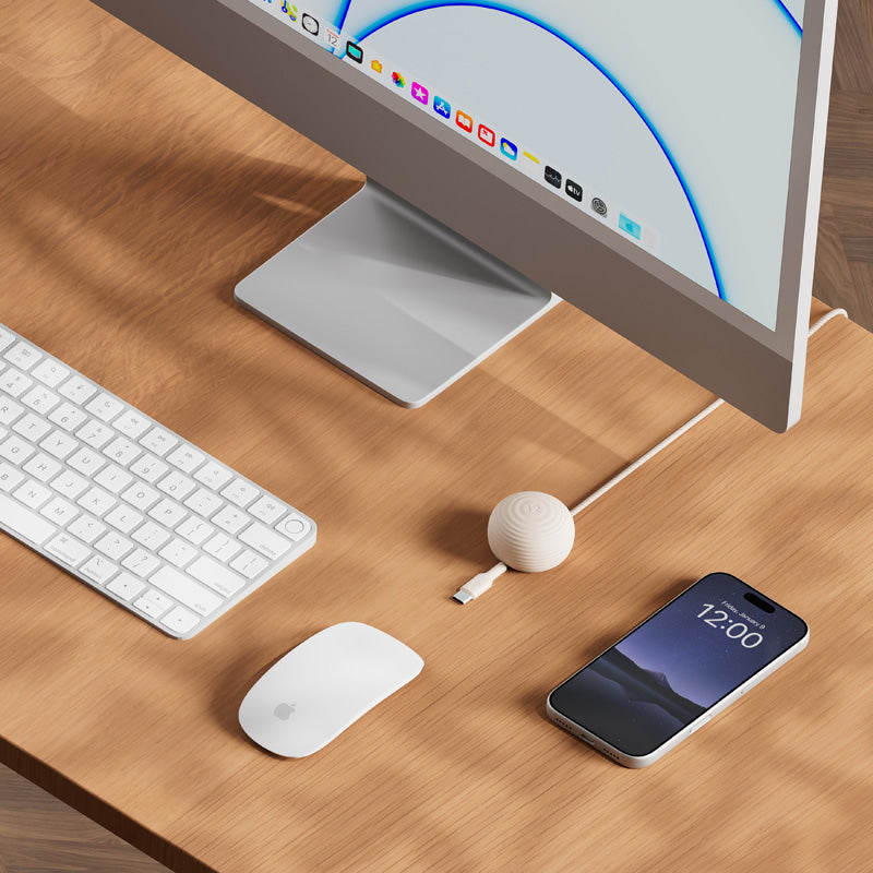 CableStay USB-C Cable (1.5 m) with Weighted Base