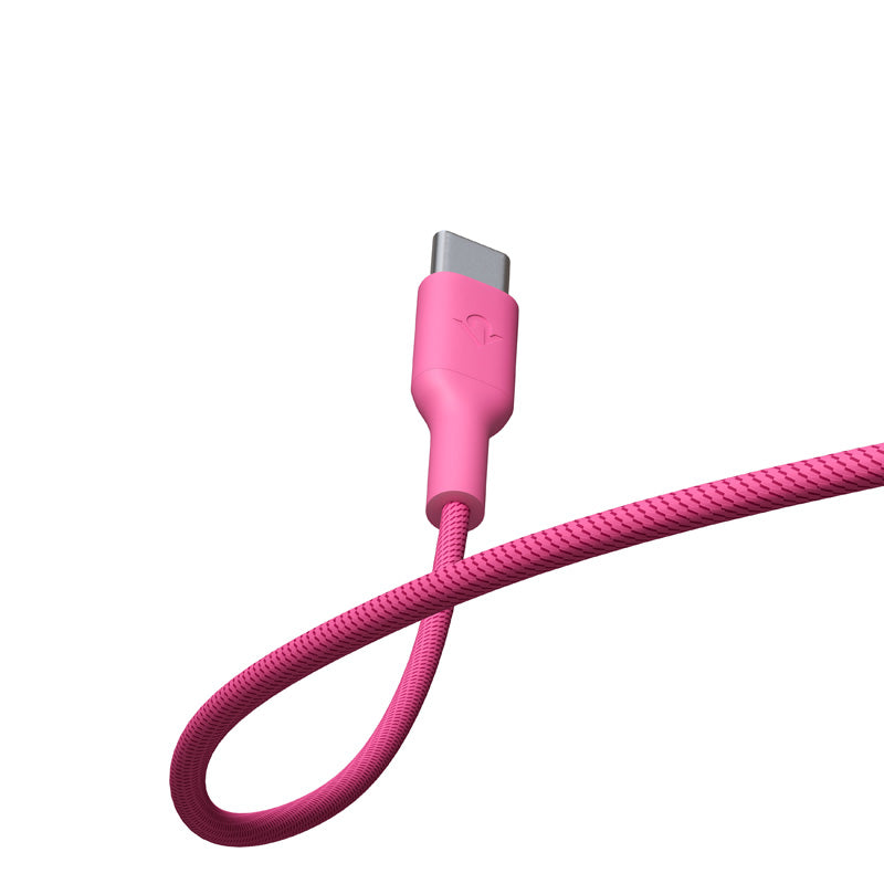 CableStay USB-C Cable (1.5 m) with Weighted Base Fuchsia