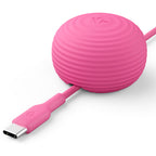 CableStay USB-C Cable (1.5 m) with Weighted Base Fuchsia