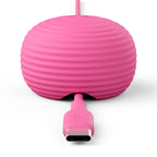 CableStay USB-C Cable (1.5 m) with Weighted Base Fuchsia