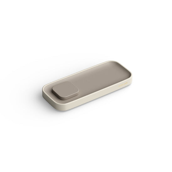 Valet Small 25W Base Taupe / Cadre Ecru