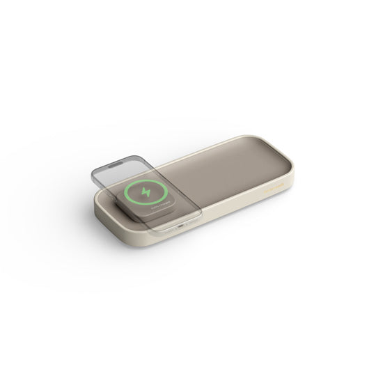 Valet Small 25W Base Taupe / Cadre Ecru