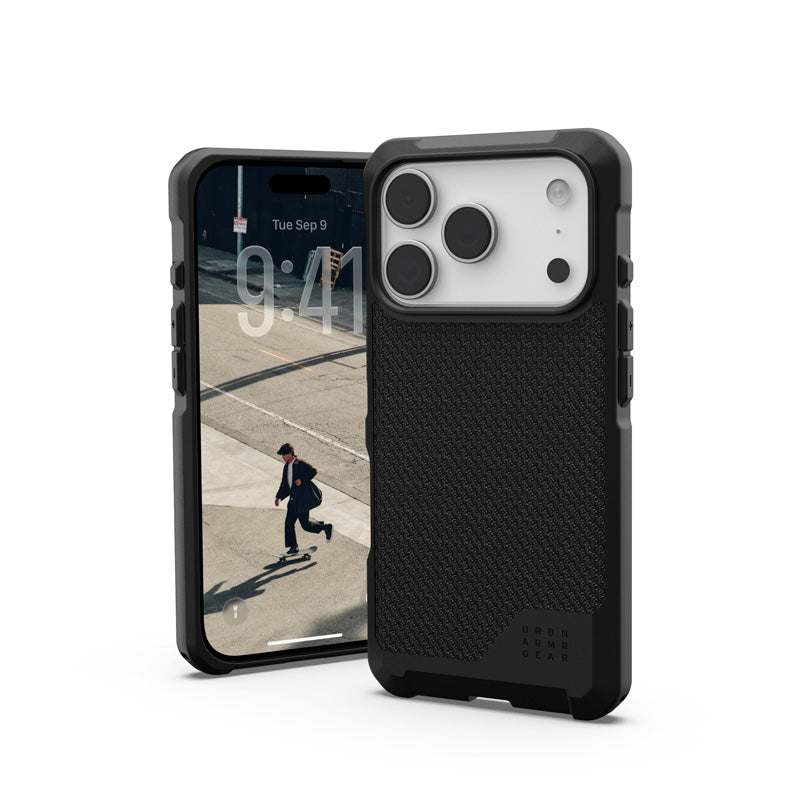 Metropolis LT Magsafe iPhone 18 Pro / 17 Pro Kevlar Black