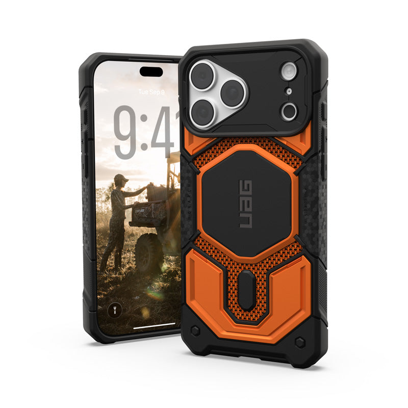 Monarch Pro iPhone 18 Pro Max / 17 Pro Max Kevlar Burnt Orange