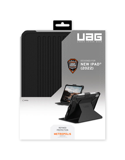 Metropolis iPad 11 (A16) & 10.9 (10th gen) Black