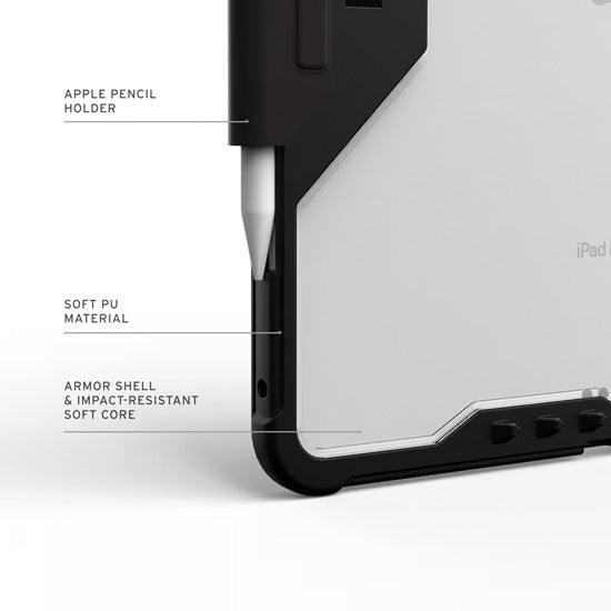 Plyo LT iPad Pro 13 (M4 - M5) Ice/Black