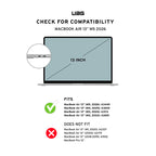 Coque Plyo MacBook Air 13" (M2/M3/M4/M5) Ice/Black