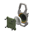 Monarch AirTag Case Olive Drab/Silver
