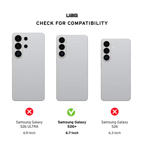 Samsung S26 Plus Case DOT MagSafe Ash