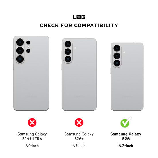 Samsung S26 Case Essential Armor MagSafe Ash