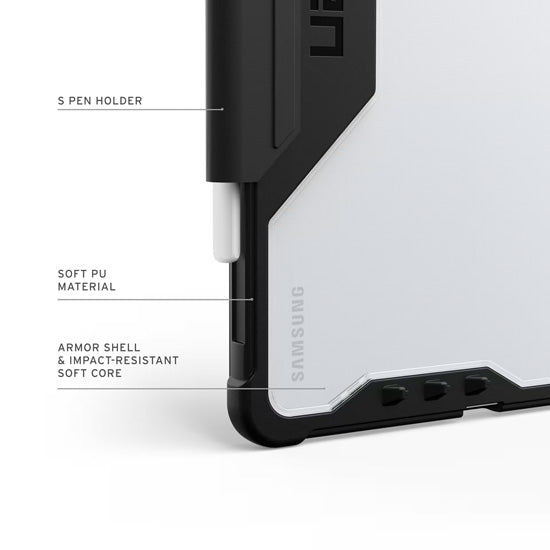 Plyo LT Galaxy Tab S11 Folio Case Black/Ice