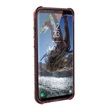 Plyo Galaxy S9+ Red Transparent