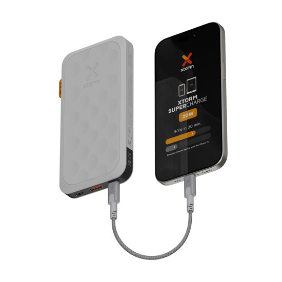 20W Fuel Series 5 Powerbank 10.000 mAh Dusk White