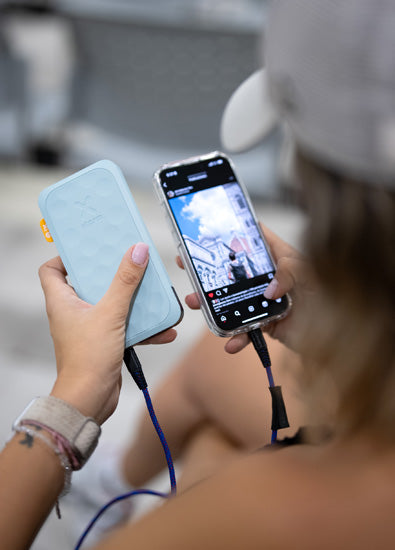 20W Fuel Series 5 Powerbank 10.000 mAh Teal Blue